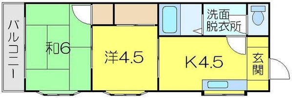 リバティハイツの物件間取画像